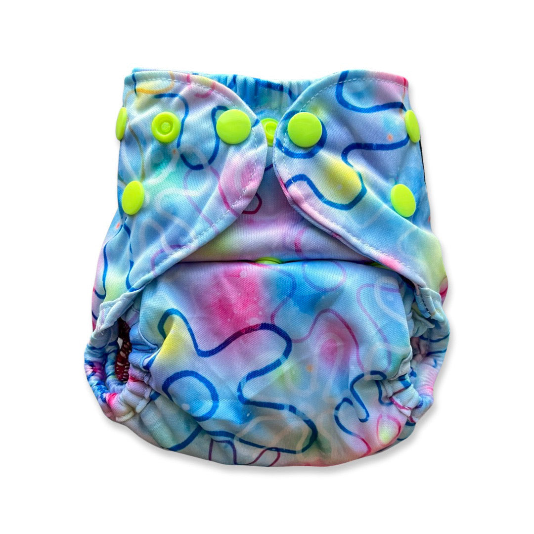 HURRISE 5 Colors Washable Adult Pocket Nappy Cover Adjustable