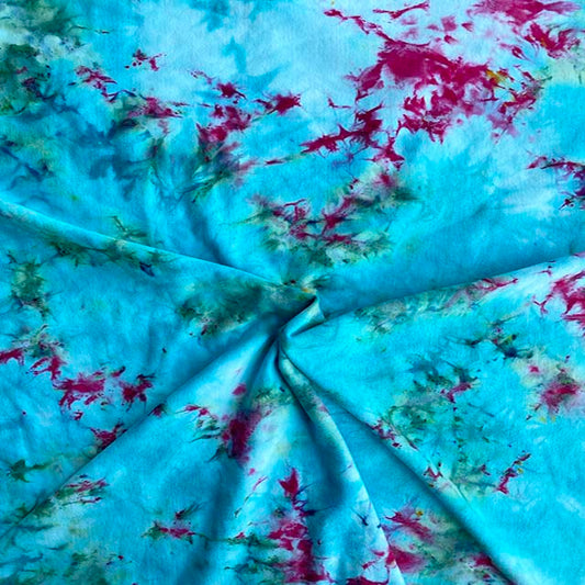 Mermaid - Hand Dyed Stretchy Flats